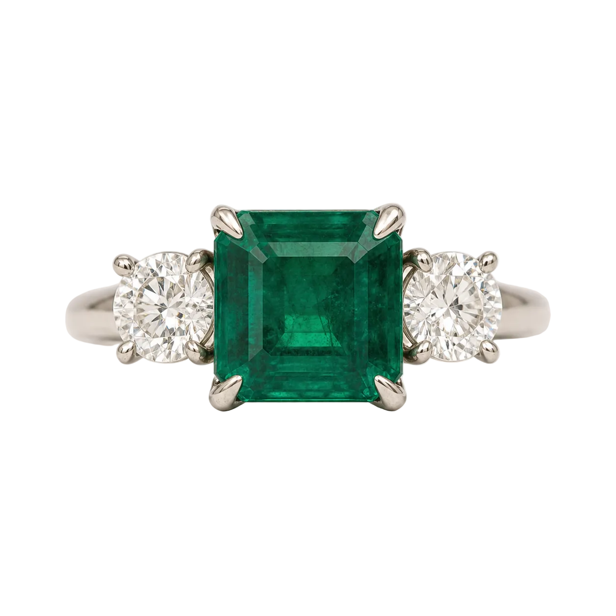 Ogden of Harrogate Jewellery 3.47ct Emerald and Diamond Ring in Platinum *POA*