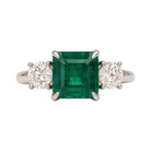 Ogden of Harrogate Jewellery 3.47ct Emerald and Diamond Ring in Platinum *POA*