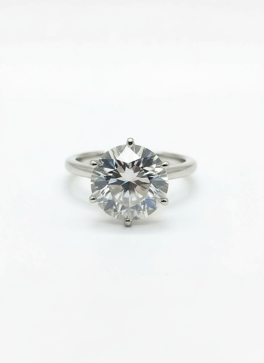 Ogden Of Harrogate Jewellery 3.81ct Diamond Solitaire Ring