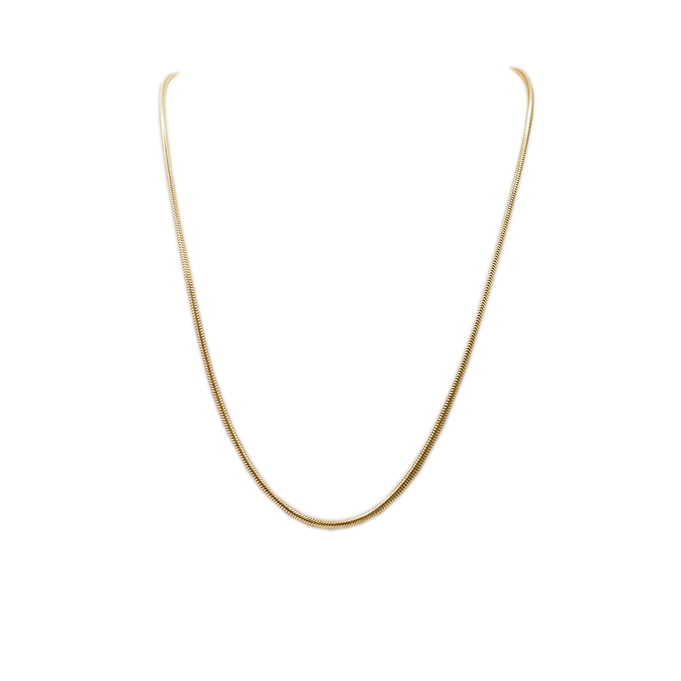 Ogden of Harrogate Jewellery 9ct Yellow Gold 16" Snake Chain
