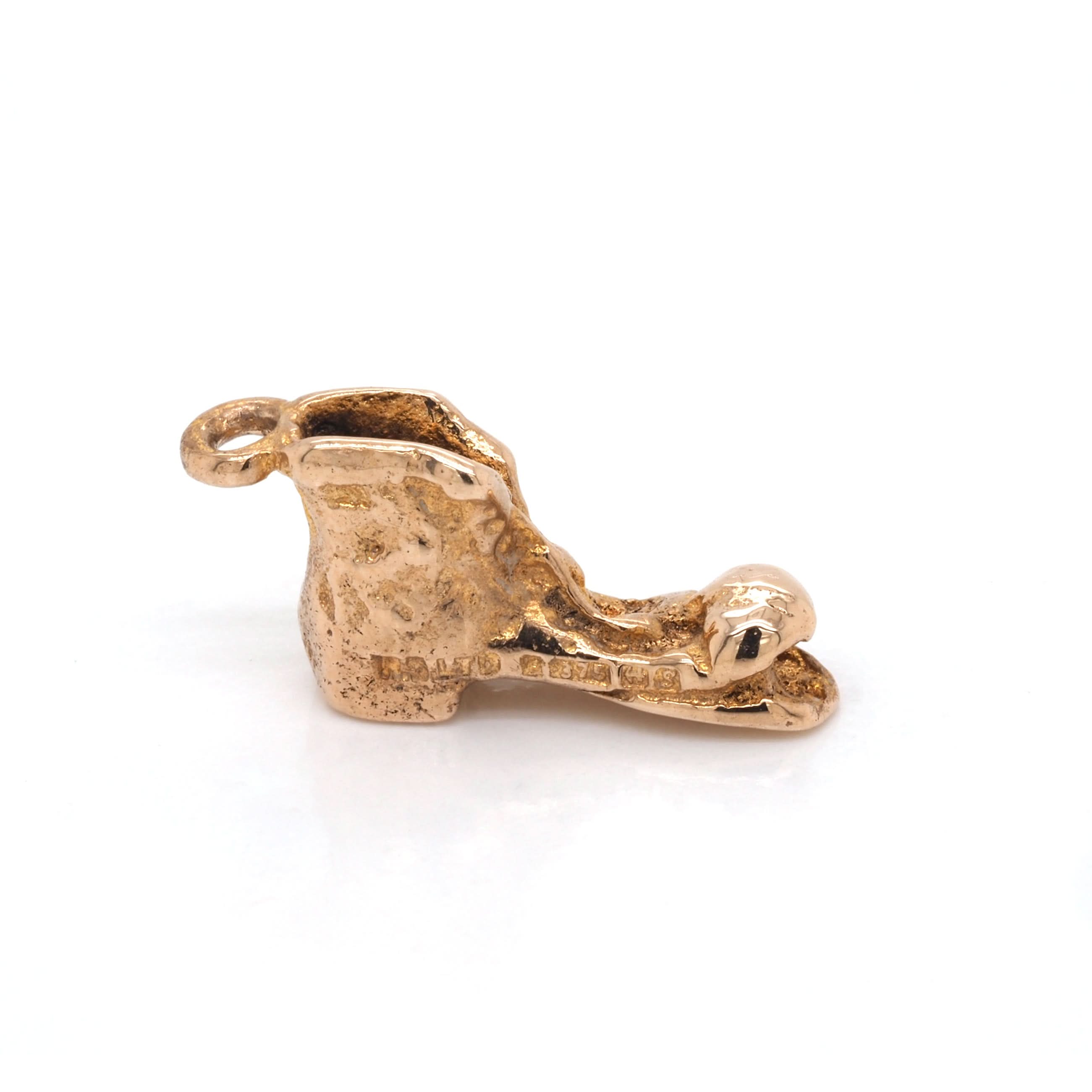 Ogden of Harrogate Jewellery 9ct Yellow Gold Boot Charm