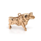 Ogden of Harrogate Jewellery 9ct Yellow Gold Bull Charm