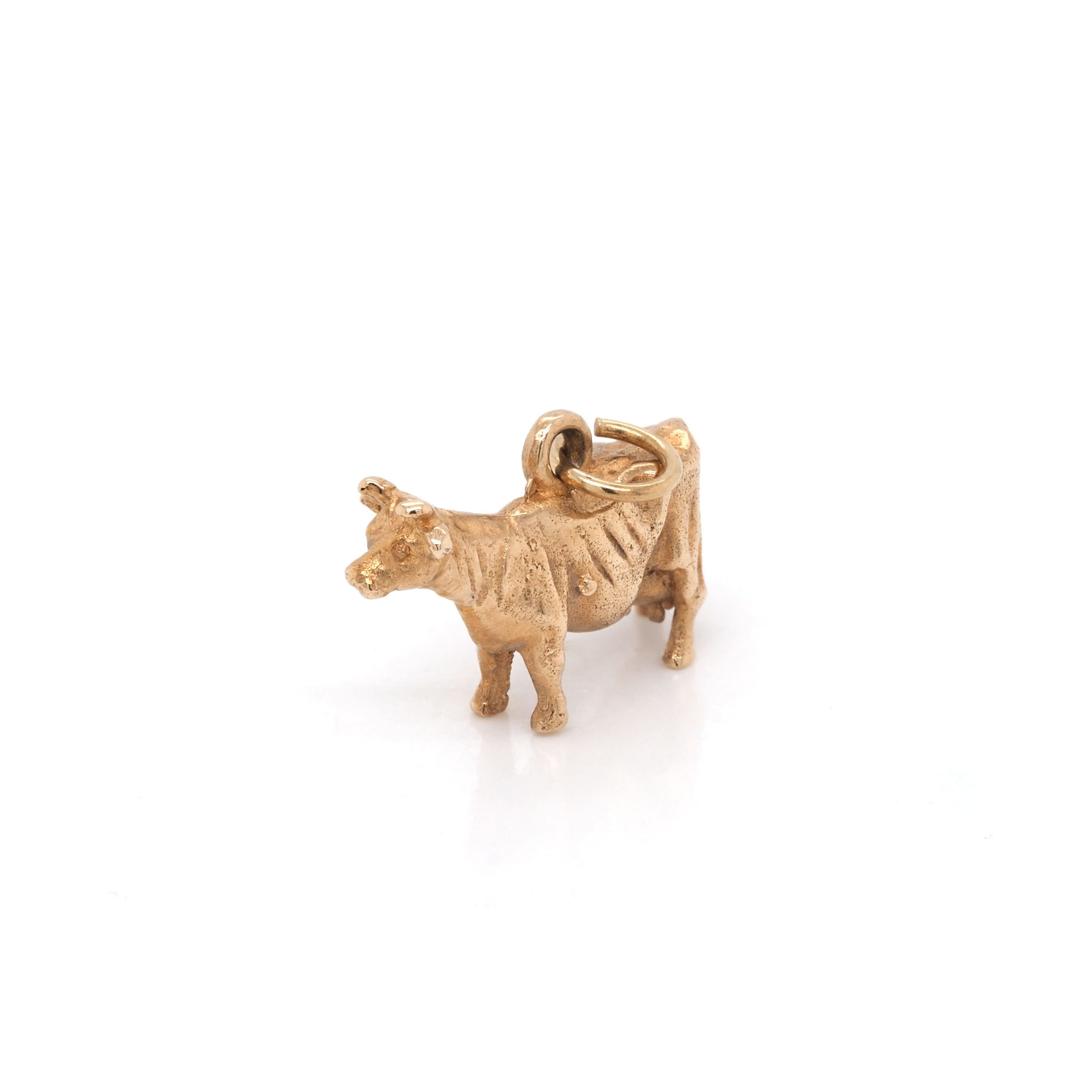 Ogden of Harrogate Jewellery 9ct Yellow Gold Cow Charm