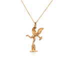 Ogden of Harrogate Jewellery 9ct Yellow Gold 'Eros on Plinth' Charm on Chain