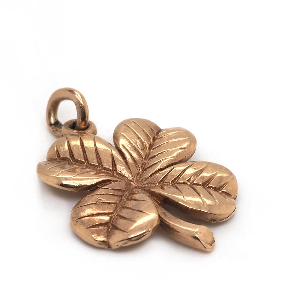 Ogden of Harrogate Jewellery 9ct Yellow Gold Four Leaf Clover Charm