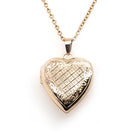 Ogden of Harrogate Jewellery 9ct Yellow Gold Heart-Shaped Locket on 9ct Yellow Gold 20" Chain
