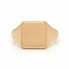 Ogden of Harrogate Jewellery 9ct Yellow Gold Square Head Signet Ring