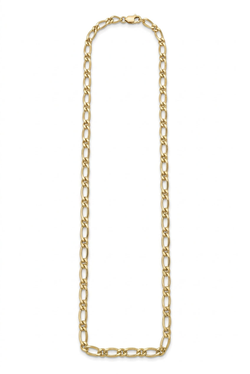 Ogden Of Harrogate Jewellery A 9ct Yellow Gold Figaro Chain Necklace, 18"
