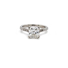 Ogden Of Harrogate Jewellery A Cushion-cut Diamond Ring