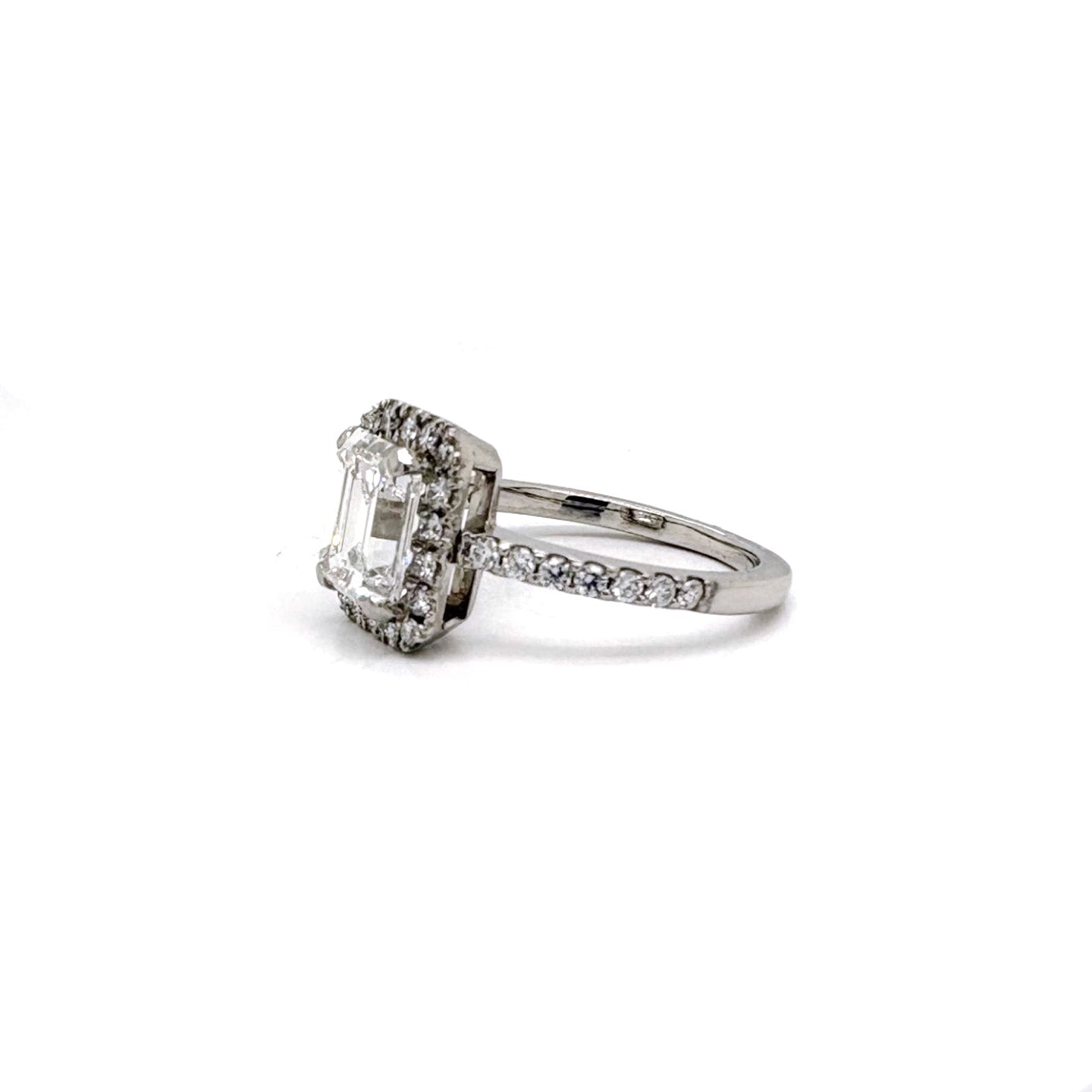 Ogden Of Harrogate Jewellery A Diamond Cluster Ring,