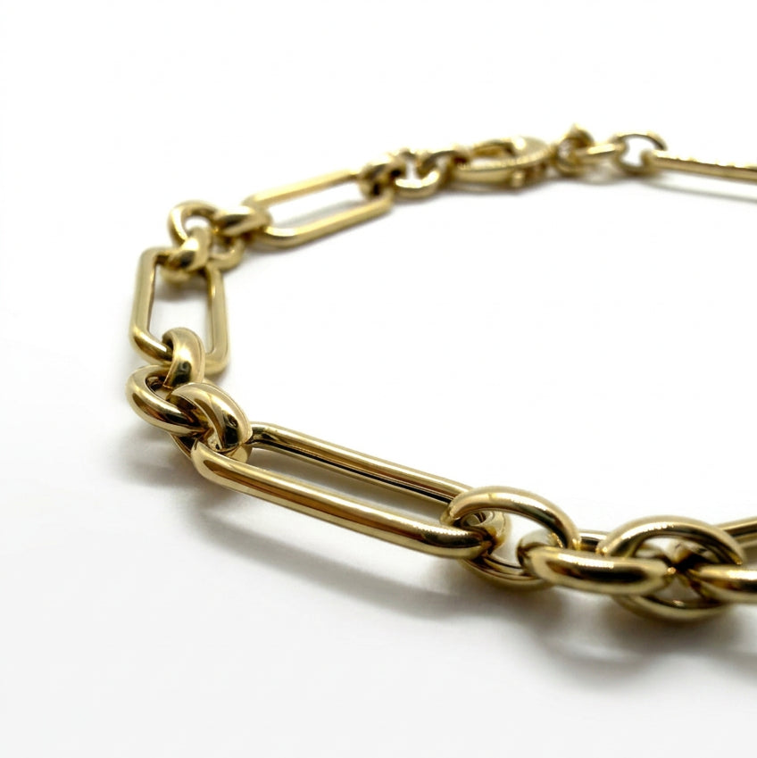 Ogden Of Harrogate Jewellery A Fancy Link Bracelet in 9ct Yellow Gold