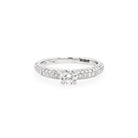 Ogden of Harrogate Jewellery A platinum and diamond single stone ring 0.43cts