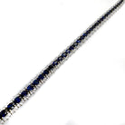 Ogden of Harrogate Jewellery A Sapphire and Diamond Line Bracelet