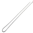 Ogden Of Harrogate Jewellery An 18 carat white gold 18" trace chain