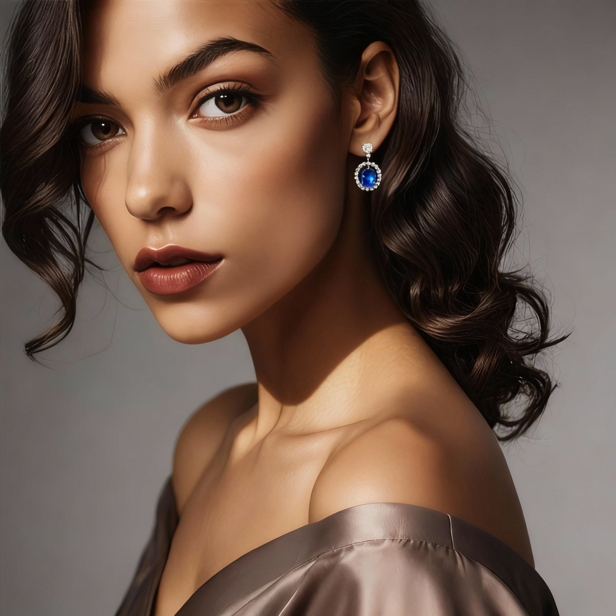 Ogden of Harrogate Jewellery An Important Pair of Ceylon Sapphire and Diamond Pendant Earrings, Sapphires Total Weight 10.13cts