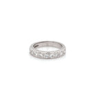 Ogden of Harrogate Jewellery Art Deco 18ct White Gold Diamond Half-Eternity Ring