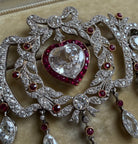Ogden Of Harrogate Jewellery Belle Époque Diamond & Ruby Edwardian Brooch *POA*