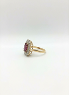 Ogden of Harrogate Jewellery Diamond and Ruby Cluster Ring *POA*