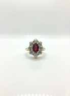 Ogden of Harrogate Jewellery Diamond and Ruby Cluster Ring *POA*