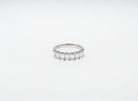 Ogden Of Harrogate Jewellery Diamond Baguette Half-Eternity Ring in Platinum
