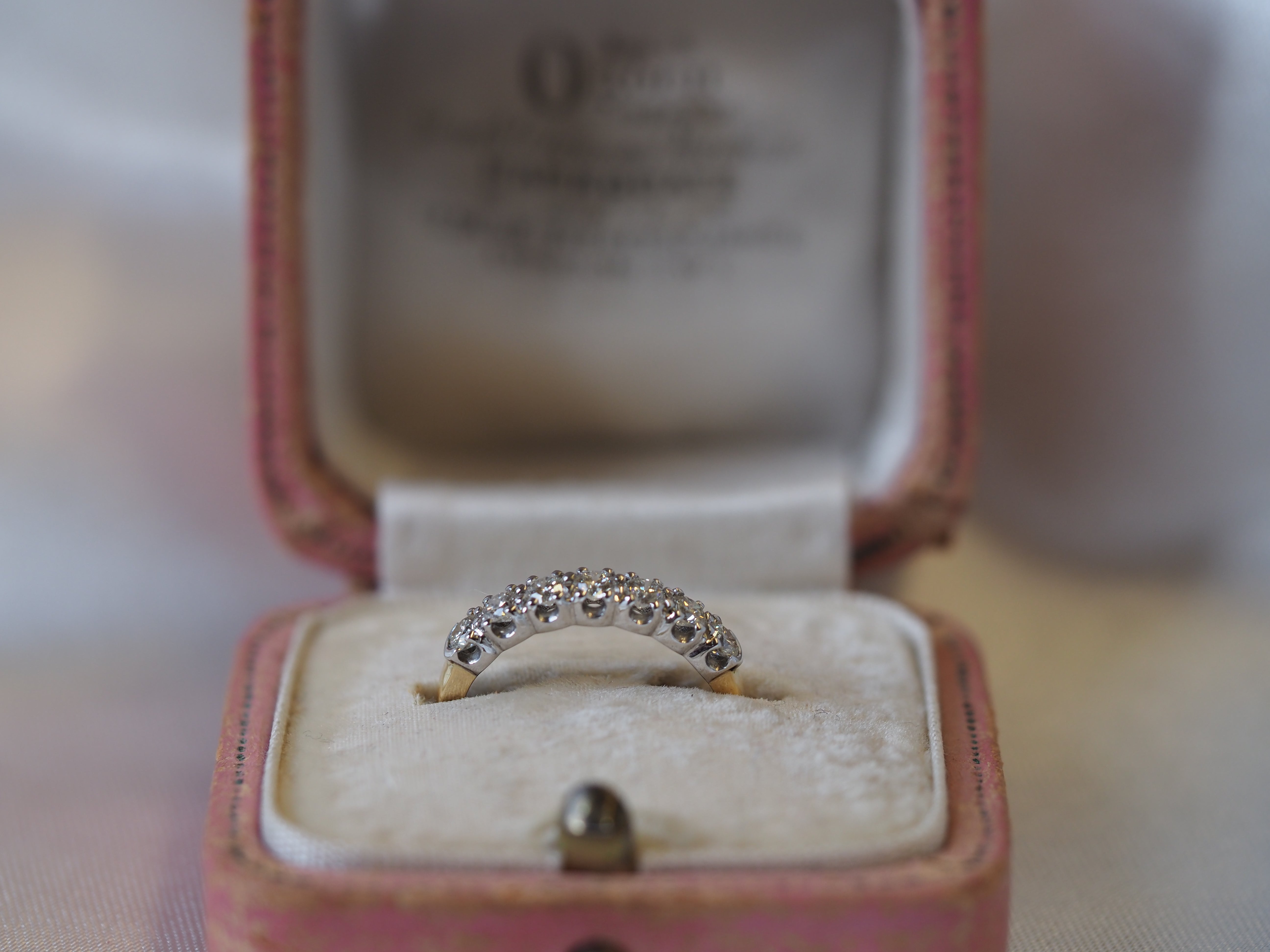 Ogden of Harrogate Jewellery Diamond Half-Eternity Ring in 18ct Yellow Gold