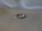 Ogden of Harrogate Jewellery Diamond Half-Eternity Ring in Platinum