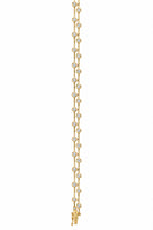 Ogden Of Harrogate Jewellery Double Row Diamond Set Bubble Bracelet, 18ct Yellow Gold