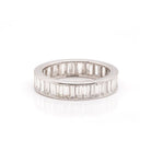 Ogden of Harrogate Jewellery Platinum Baguette Diamond Full Eternity Ring