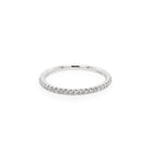 Ogden of Harrogate Jewellery Platinum Diamond Half Eternity Ring, 0.18ct