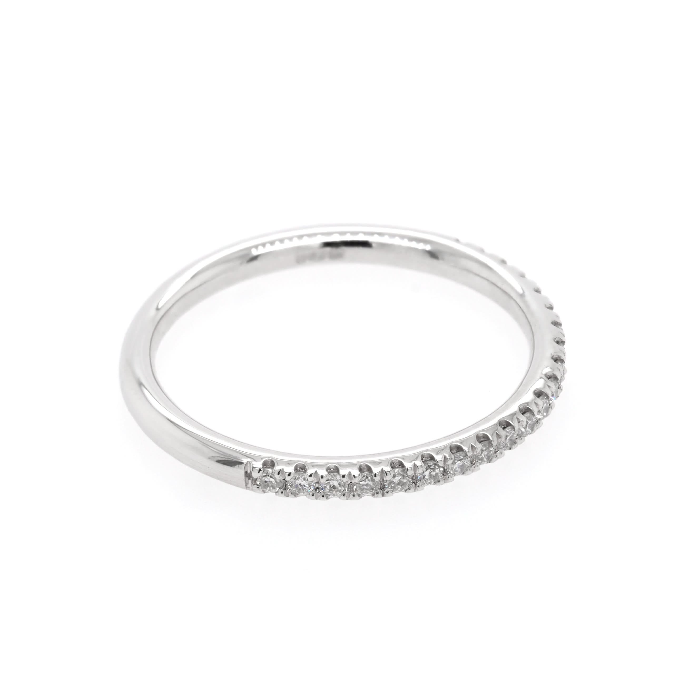 Ogden of Harrogate Jewellery Platinum Diamond Half Eternity Ring, 0.18ct