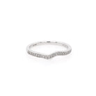 Ogden of Harrogate Jewellery Platinum Diamond Shaped Wedding Ring, 0.13ct
