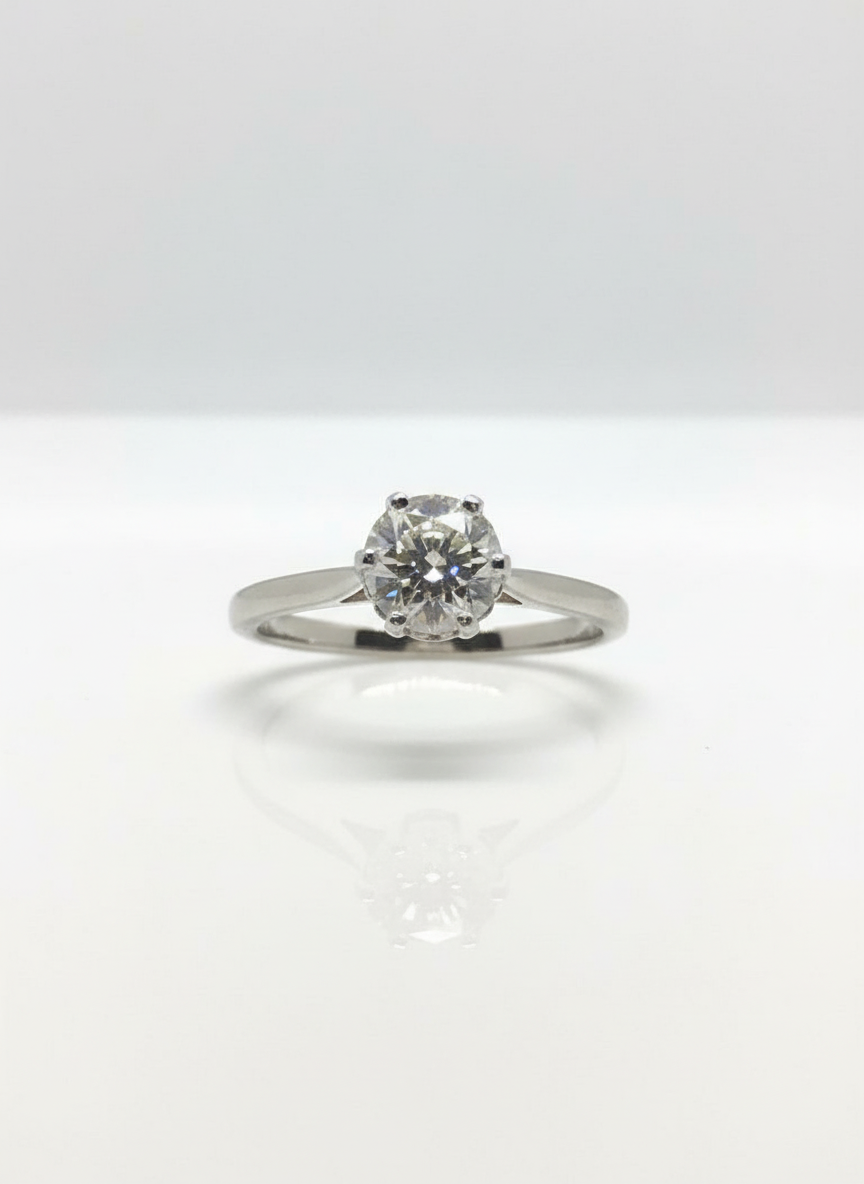 Ogden of Harrogate Jewellery Platinum Diamond Solitaire 1.30ct