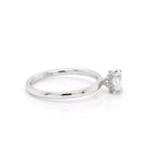 Ogden of Harrogate Jewellery Platinum Oval diamond Solitaire Ring, 0.41ct