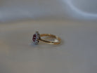 Ogden of Harrogate Jewellery Ruby and Diamond Cluster Ring in 18ct Yellow Gold