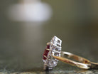 Ogden of Harrogate Jewellery Ruby and Diamond Cluster Ring *POA*