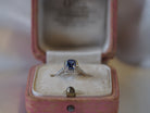 Ogden of Harrogate Jewellery Sapphire and Diamond Halo Ring in 18ct White Gold