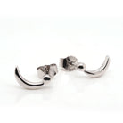 Ogden of Harrogate Jewellery Silver Crescent Earrings
