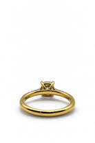 Ogden Of Harrogate Jewellery Single Stone Diamond Solitaire Ring with Diamond Set Shoulders, 18CT Yellow Gold