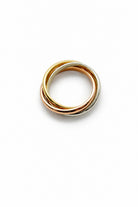 Ogden Of Harrogate Jewellery Three Colour Russian Style Wedding Ring, 9ct