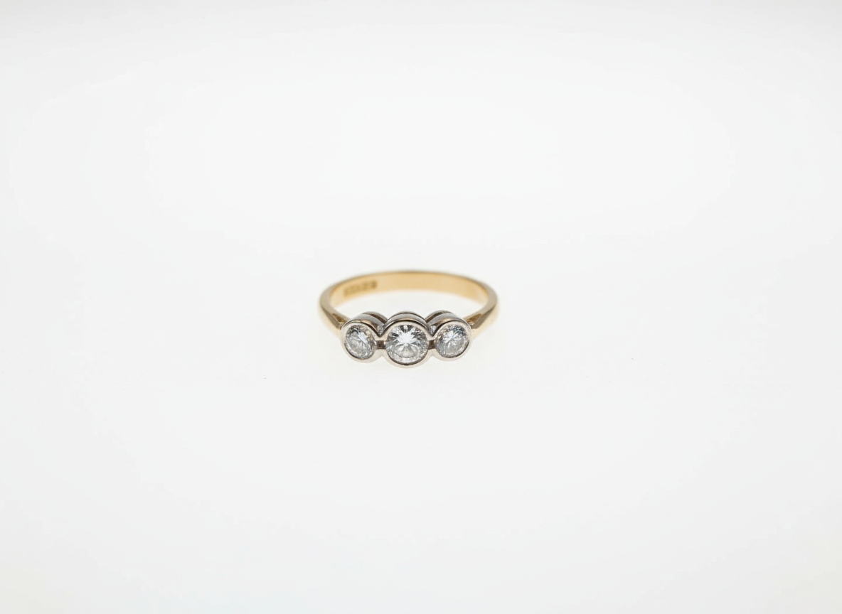Ogden of Harrogate Jewellery Three-Stone 0.90ct Diamond Ring in 18ct Yellow Gold *POA*