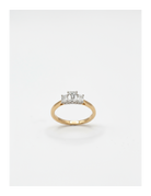 Ogden of Harrogate Jewellery Three Stone Diamond Emerald Cut Ring