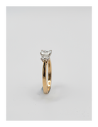 Ogden of Harrogate Jewellery Three Stone Diamond Emerald Cut Ring