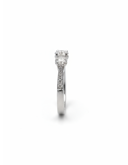 Ogden of Harrogate Jewellery Three Stone Diamond Ring in Platinum