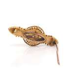 Ogden of Harrogate Jewellery Victorian 15ct Yellow Gold Diamond-Set Fancy Bar Brooch