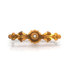 Ogden of Harrogate Jewellery Victorian 15ct Yellow Gold Floral Pearl Brooch