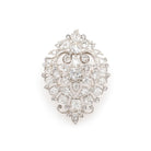 Ogden of Harrogate Jewellery Victorian Gold and Silver Diamond-Set Brooch with Fitted Box