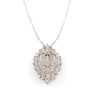 Ogden of Harrogate Jewellery Victorian Gold and Silver Diamond-Set Brooch with Fitted Box