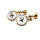 Ogden Of Harrogate Mens Accessories A Pair of 18 carat yellow gold Button Cufflinks Circa 1930s