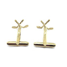 Ogden Of Harrogate Mens Accessories A Pair of Gold Club Cufflinks