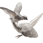 Ogden of Harrogate Silverware Homewares Gifts Pair of Medium Silver Pheasants